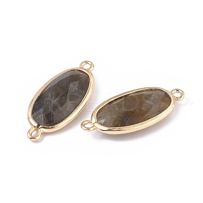 Natural Labradorite Links connectors G-E526-27D-1