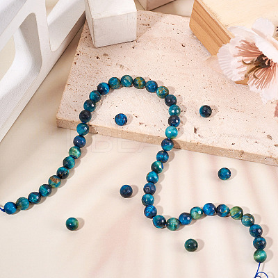 1 Strand Natural Tiger Eye Beads Strands G-TA0002-71-1