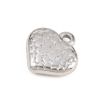 Hammered 304 Stainless Steel Pendants STAS-L313-01A-P-1