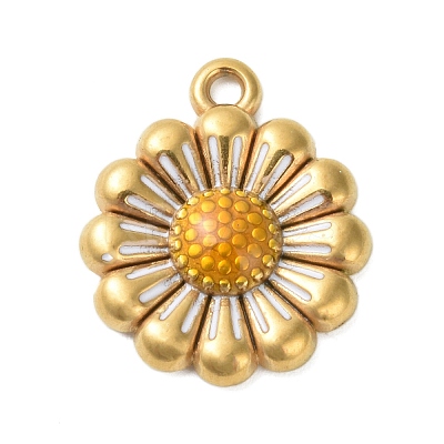304 Stainless Steel Enamel Pendants STAS-K303-02A-G-1