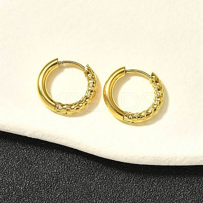 304 Stainless Steel Hoop Earrings for Women EJEW-M068-16B-G-1