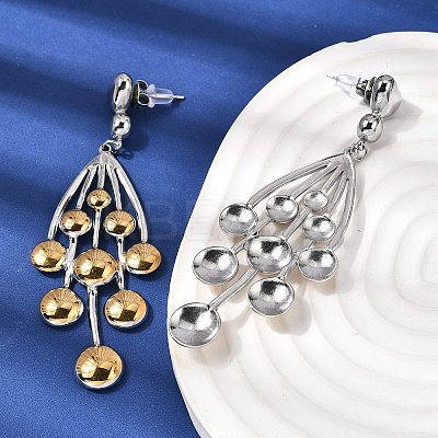 Women's 304 Stainless Steel Stud Earrings EJEW-K296-08A-GP-1