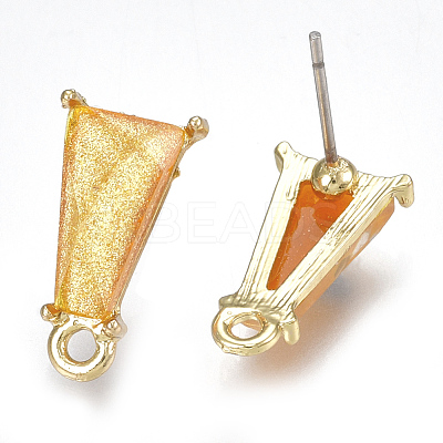 Alloy Stud Earring Findings X-PALLOY-S121-19C-1