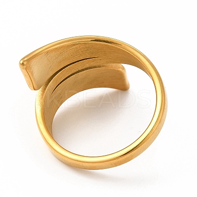 Ion Plating(IP) 304 Stainless Steel Finger Rings for Women Men RJEW-C049-08B-G-1