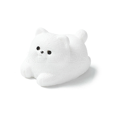 Resin Dog Figurines Ornament DJEW-E014-02C-1