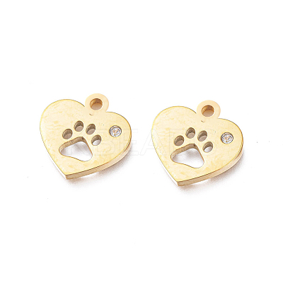 Ion Plating(IP) 304 Stainless Steel Charms LS-STAS-L245-002G-1