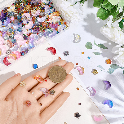 740Pcs 3 Styles Electroplated Glass Beads GLAA-PA0001-19-1