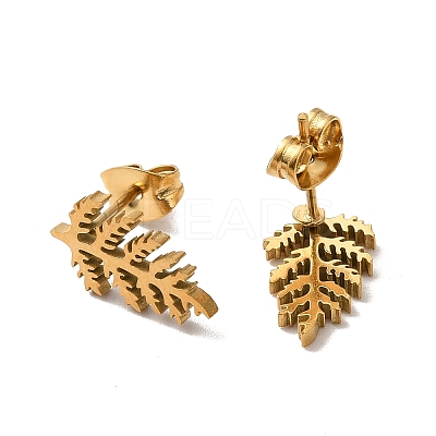 304 Stainless Steel Stud Earrings for Women EJEW-D053-01G-05-1