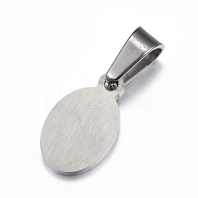 Non-Tarnish 304 Stainless Steel Religion Pendants STAS-G155-91P-1