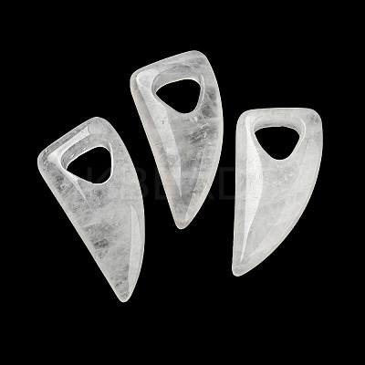 Natural Quartz Crystal Pendants G-M417-03F-1
