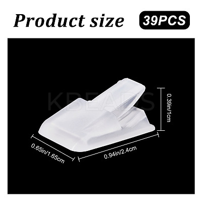 39Pcs Plastic Ring Holder KY-CP0001-03-1