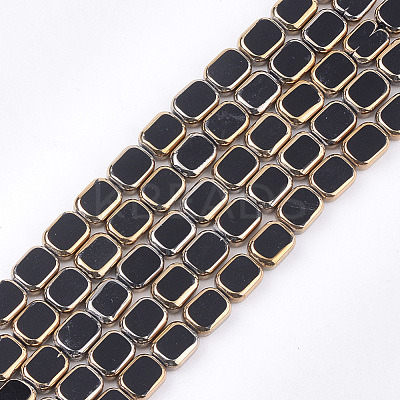Electroplate Glass Beads Strands EGLA-S188-10A-1