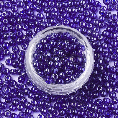 Transparent Glass Beads SEED-S040-08A-04-1