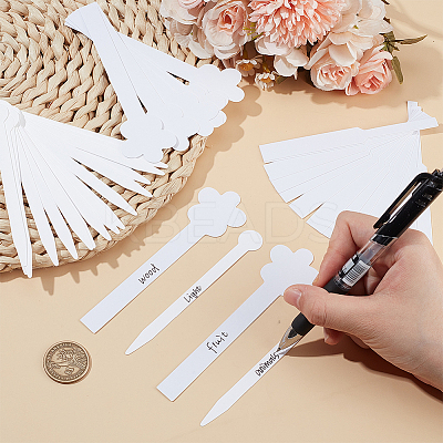150Pcs 3 Styles Flower Round Perfume Paper Test Strips AJEW-CP0007-83-1