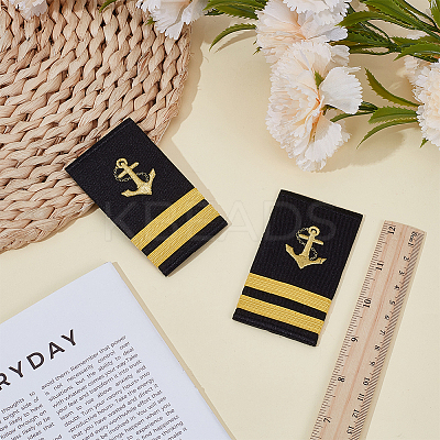 1 Pair Polyester Sailor Epaulettes DIY-BC0017-21E-1