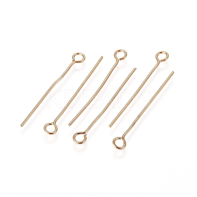 304 Stainless Steel Eye Pins X-STAS-L238-005G-G-1