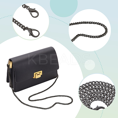 5Pcs 5 Style Purse Chains FIND-WR0009-65B-1