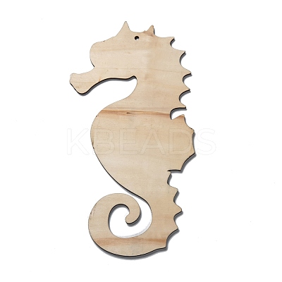 Natural Wood Pendant Decorations WOOD-I005-02-1