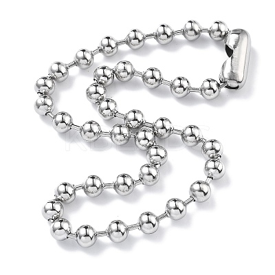 304 Stainless Steel Ball Chain Necklaces CHS-F009-01H-45cm-P-02-1