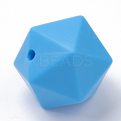 Food Grade Eco-Friendly Silicone Focal Beads LS-SIL-T048-17mm-07-1