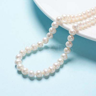 Natural Cultured Freshwater Pearl Beads Strands PEAR-R063-16-1