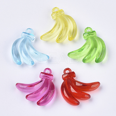 Transparent Acrylic Pendants TACR-T015-086-1