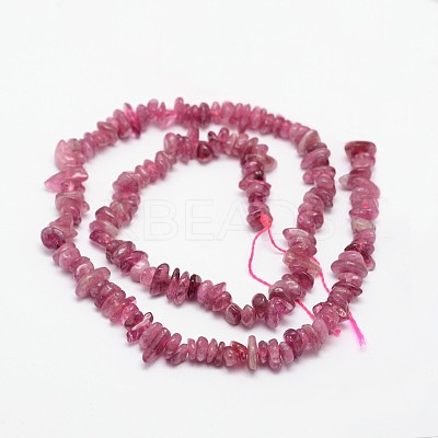 Chips Natural Tourmaline Beads Strands X-G-N0164-04B-1