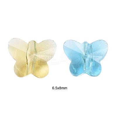 72Pcs 12 Colors Transparent Birthstone Glass Beads GLAA-ZZ0001-02-1