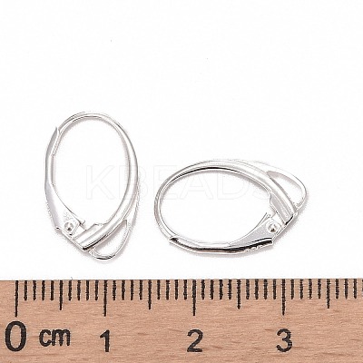 Sterling Silver Leverback Hoop Earring Findings X-STER-M104-02S-1