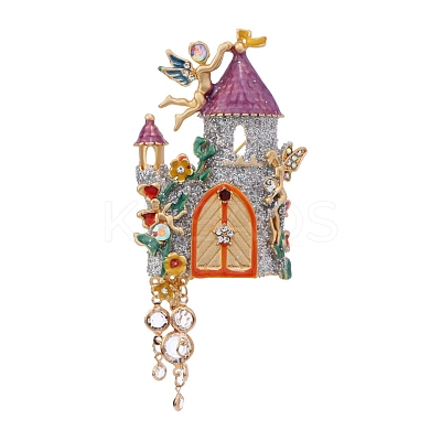 Fairy Tale Castle Enamel Pins PW-WGC8AED-01-1
