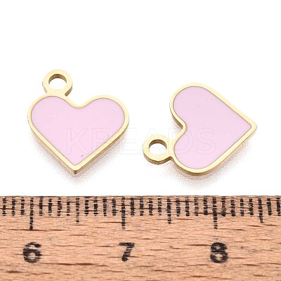 304 Stainless Steel Enamel Charms STAS-L022-483G-02-1
