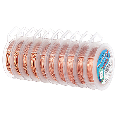 Round Copper Craft Wire for Jewelry Making for Jewelry Making CWIR-BC0006-03A-1