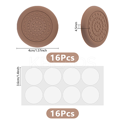 2 Sets Silicone Furniture Pad AJEW-DC0004-09B-1