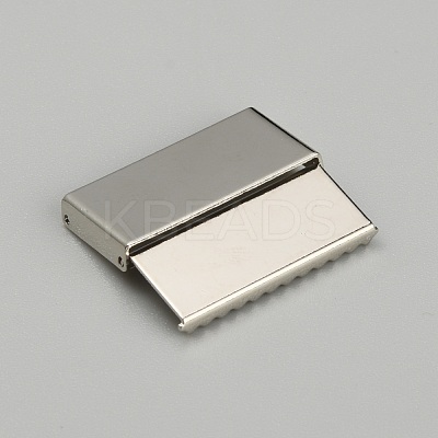 Zinc Alloy Ribbon Crimp Ends FIND-WH0126-13F-P-1