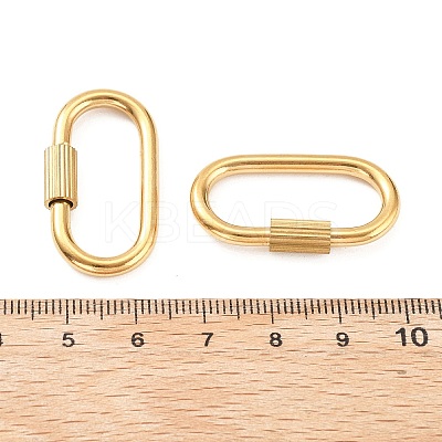 304 Stainless Steel Locking Carabiner X-STAS-C092-09B-G-1