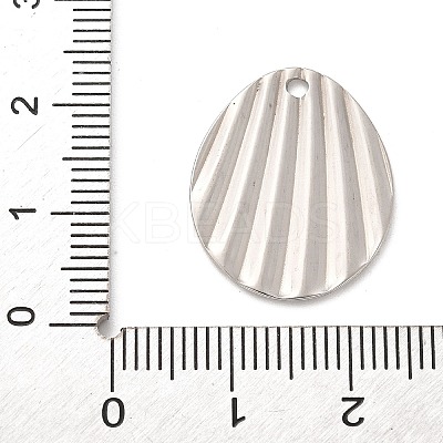 304 Stainless Steel Pendants STAS-F349-05P-01-1