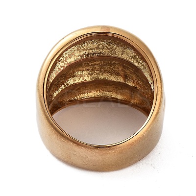 Ion Plating(IP) 304 Stainless Steel Wide Band Rings for Women Men RJEW-K270-08B-G-1