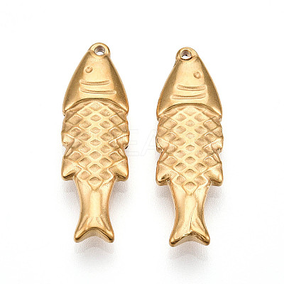 304 Stainless Steel Pendants STAS-N109-130G-1