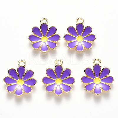 Alloy Enamel Pendants X-ENAM-S121-116D-1