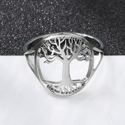 Non-Tarnish 304 Stainless Steel Rings RJEW-P080-03P-1