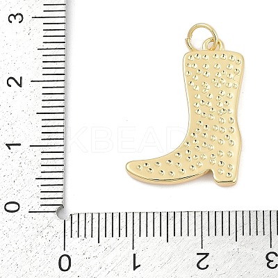 Brass Enamel Pendants KK-G522-50G-02A-1