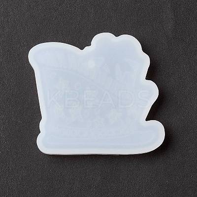 Bird's Nest Stadium with Coconut Tree Pendant Silicone Molds LS-DIY-K054-15-1
