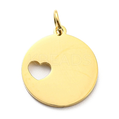 304 Stainless Steel Charms STAS-B044-07G-1