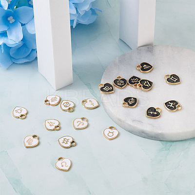 Alloy Enamel Charms ENAM-TA0001-20-1