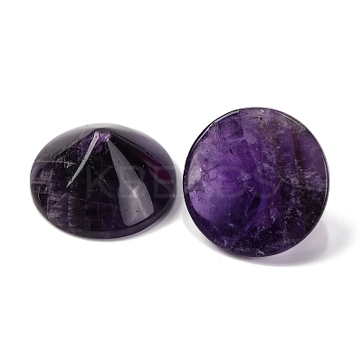 Natural Amethyst Cabochons G-Q184-01F-1