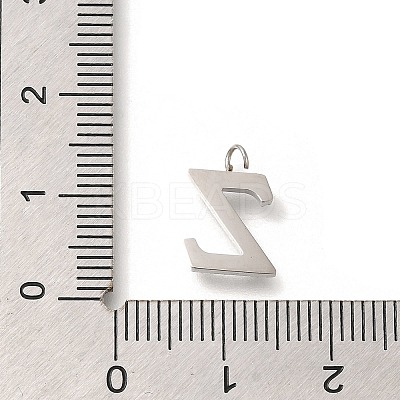 304 Stainless Steel Micro Pave Cubic Zirconia Pendants STAS-H228-06P-Z-1