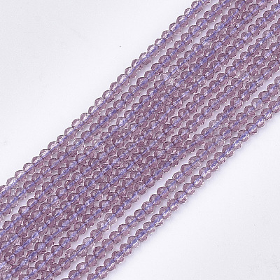 Synthetic Quartz Crystal Beads Strands G-T119-05D-1