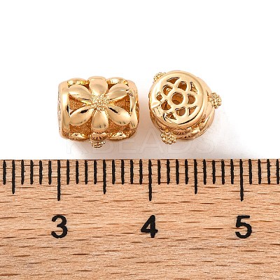 Brass Beads KK-S389-32G-1