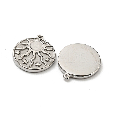 Non-Tarnish 304 Stainless Steel Pendants LS-STAS-L022-208P-1