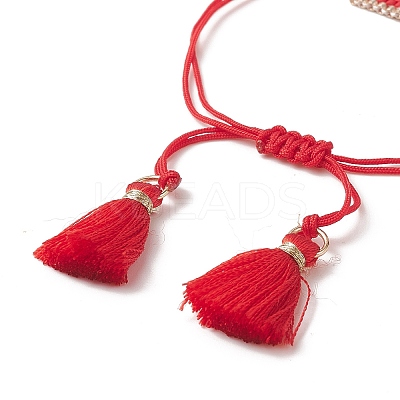 Handmade Japanese Seed Rectangle Braided Bead Bracelets BJEW-MZ00022-02-1